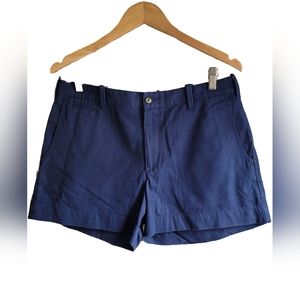 Polo Ralph Lauren Classic Navy Blue Chino Twill Shorts - Size 8 - NWT